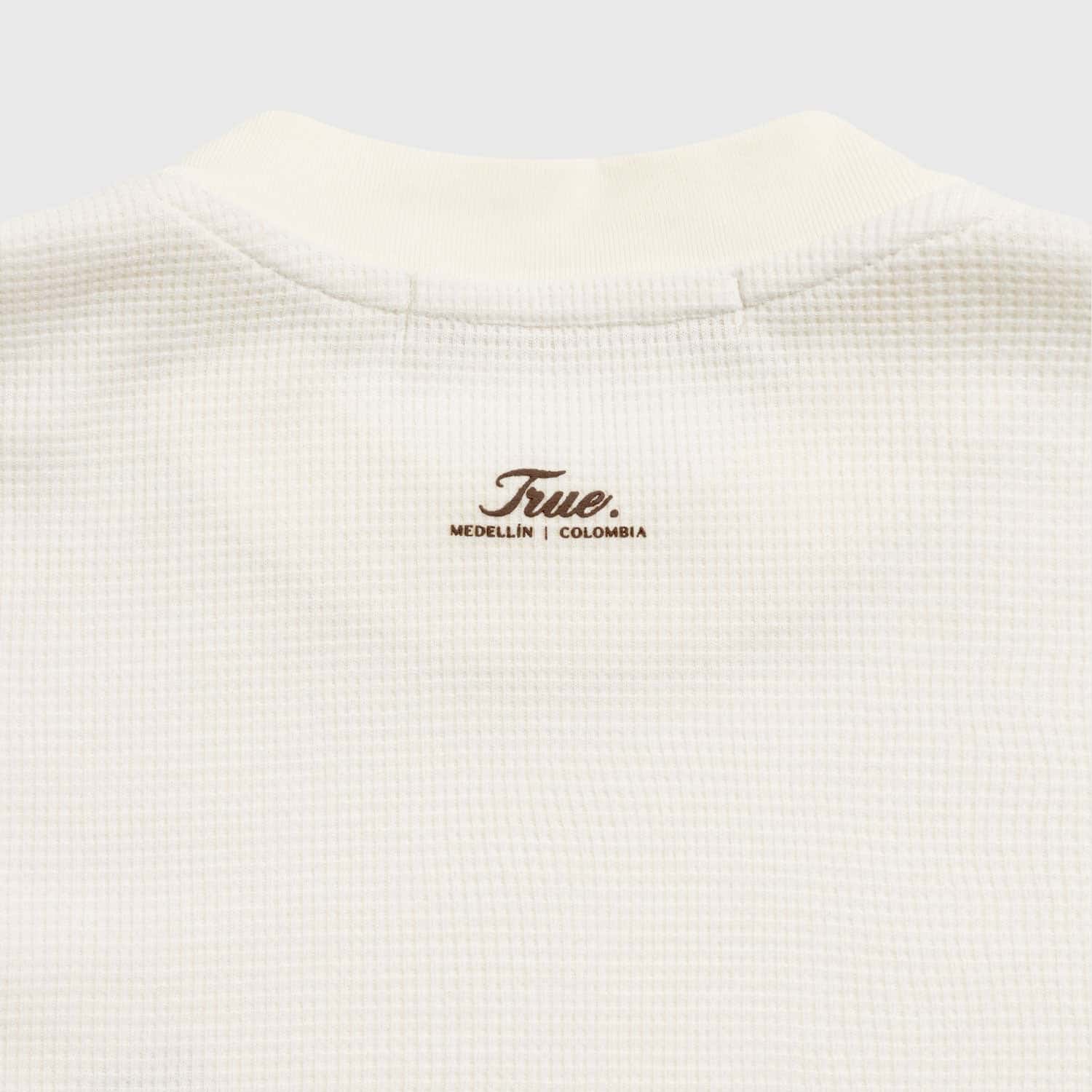 Textured Boxy Tee - Cream