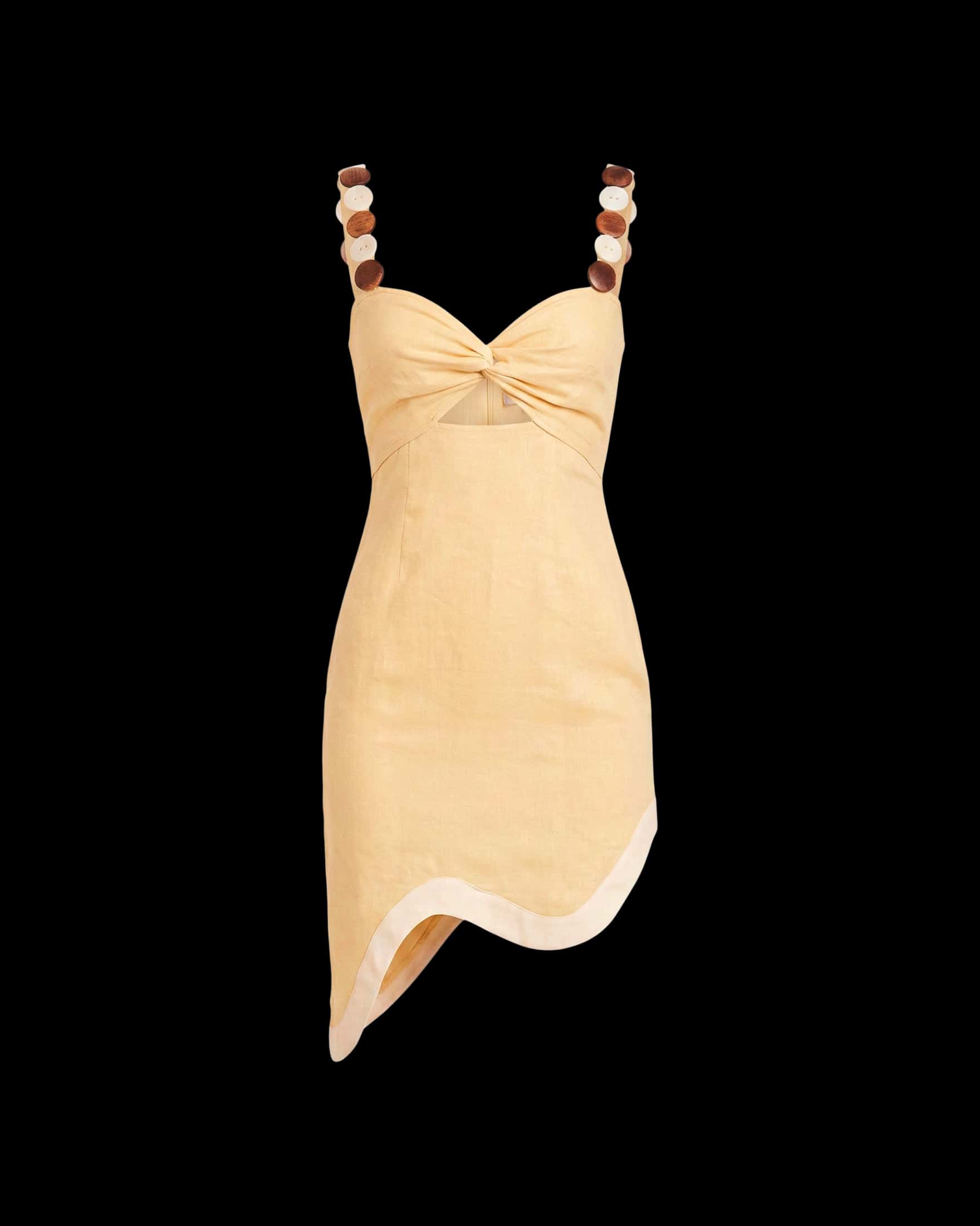 MAR DRESS BUTTER YELLOW