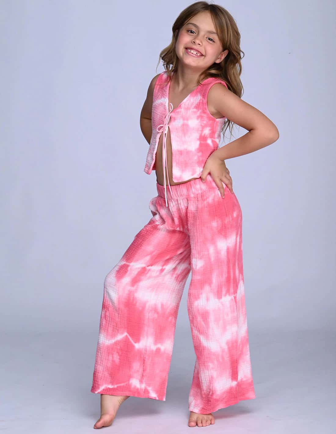 Outfit Chaleco & Pantalón Spotted Rose