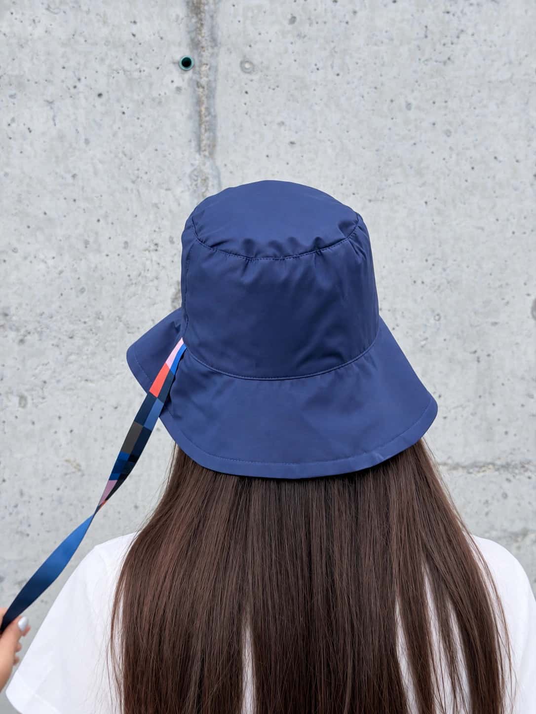 Bucket Hat Doble Faz Azul floral - miniatura 8