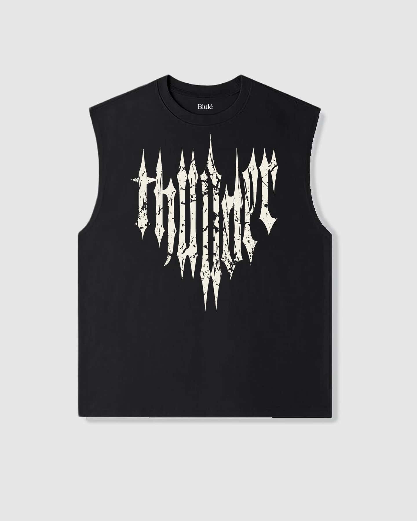 Oversized Sleeveless Thunder Black