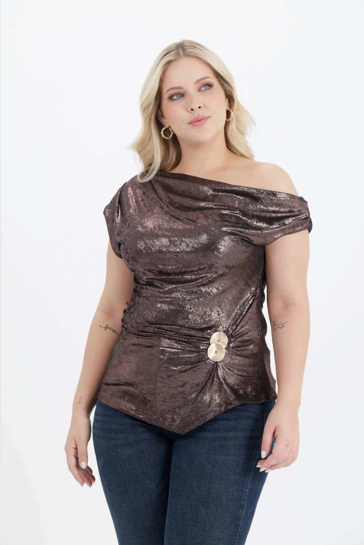 BLUSA DESESTRUCTURADA PARA MUJER 1142675