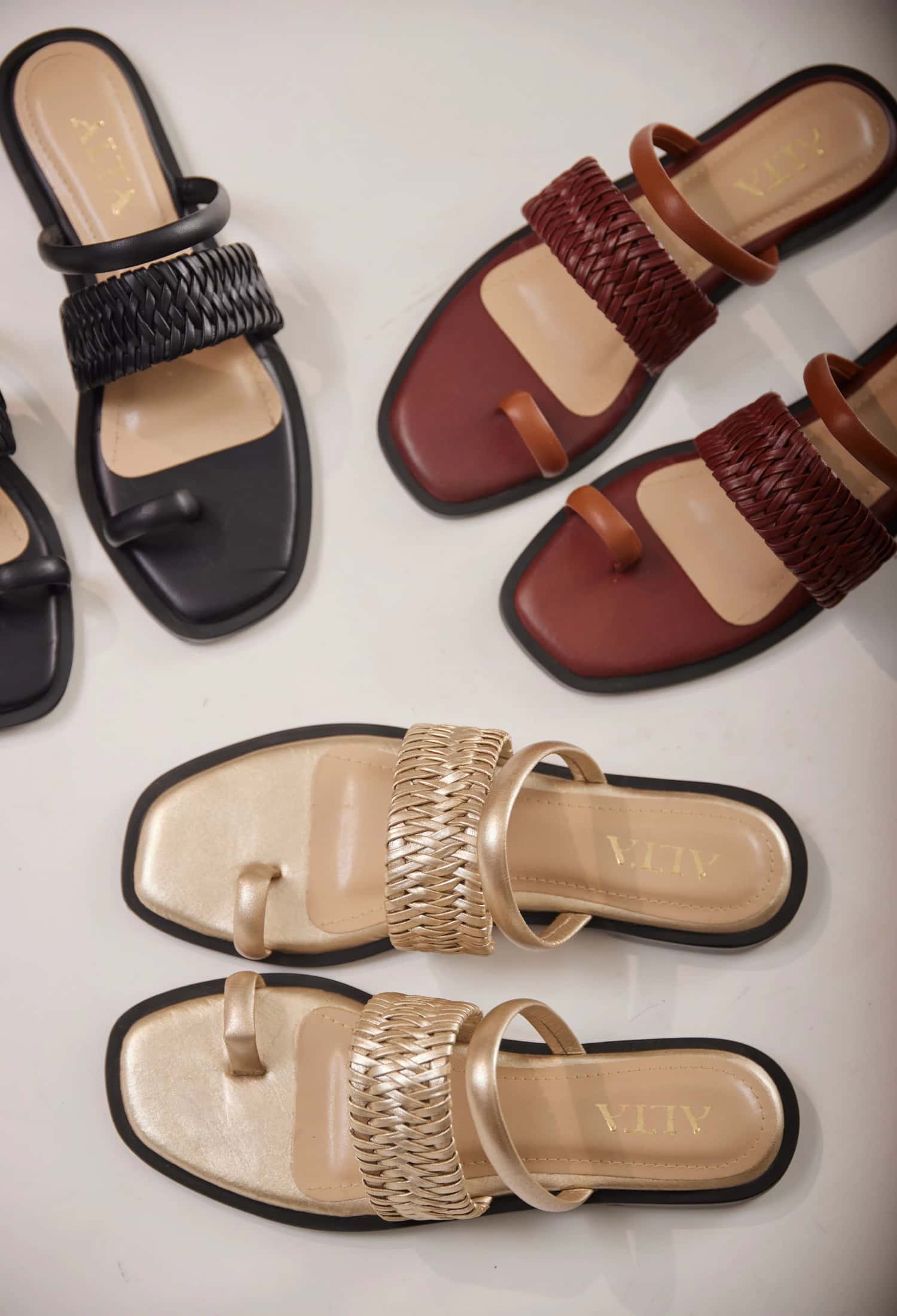 ALLEGRA GOLD SANDALS