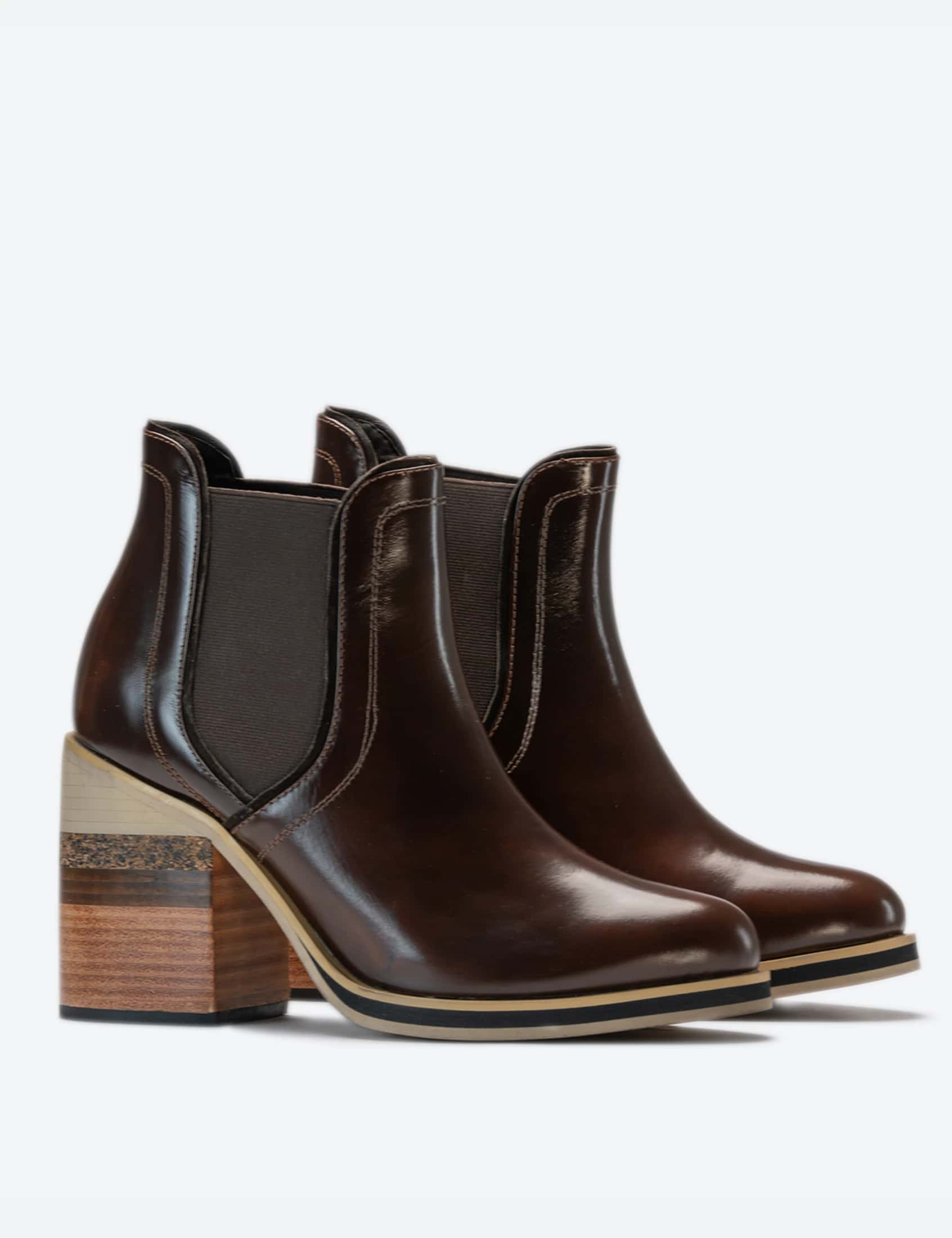 BOTIN ROMA CARAMELO - miniatura 2