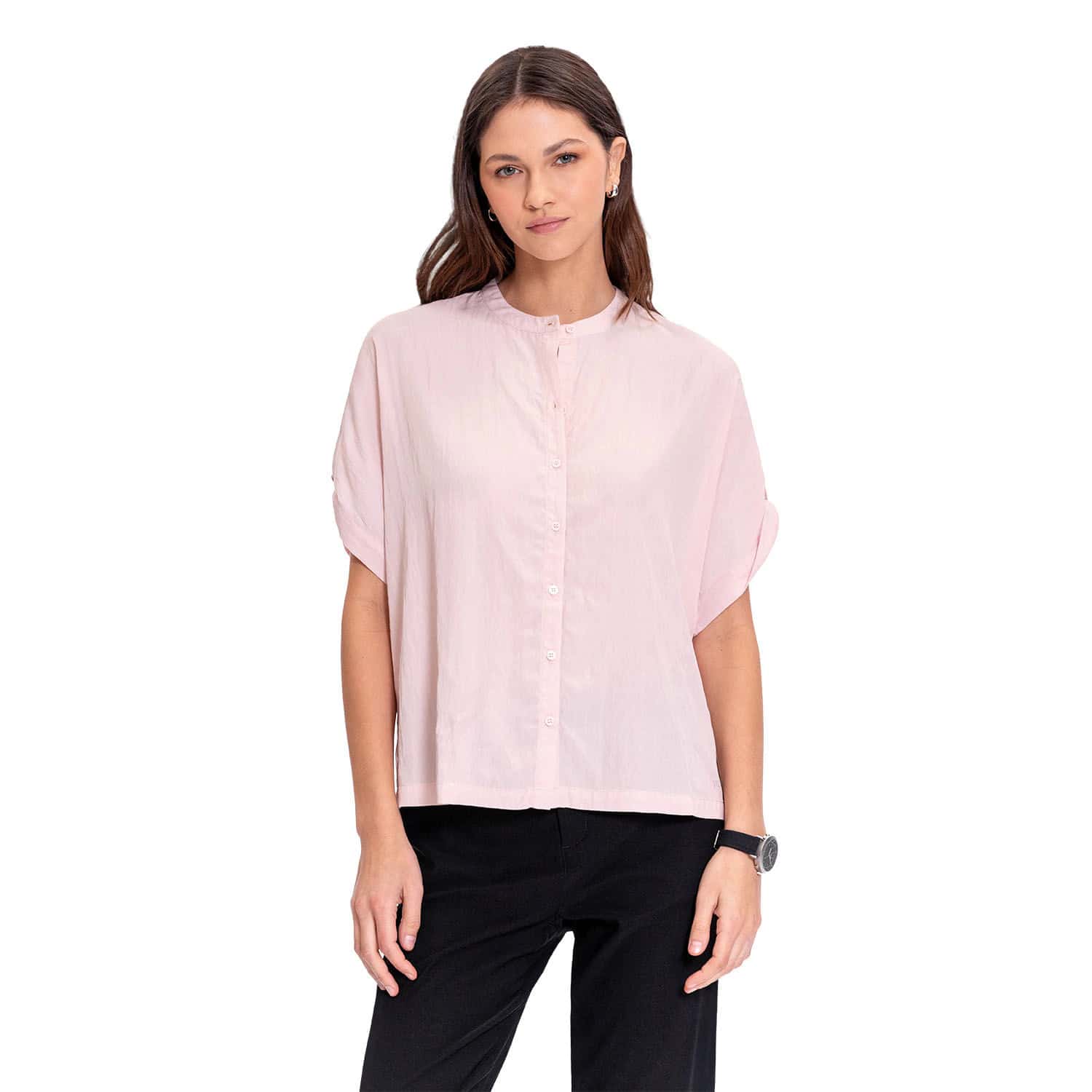 Camisa para Mujer Unicolor Gardel Rosada