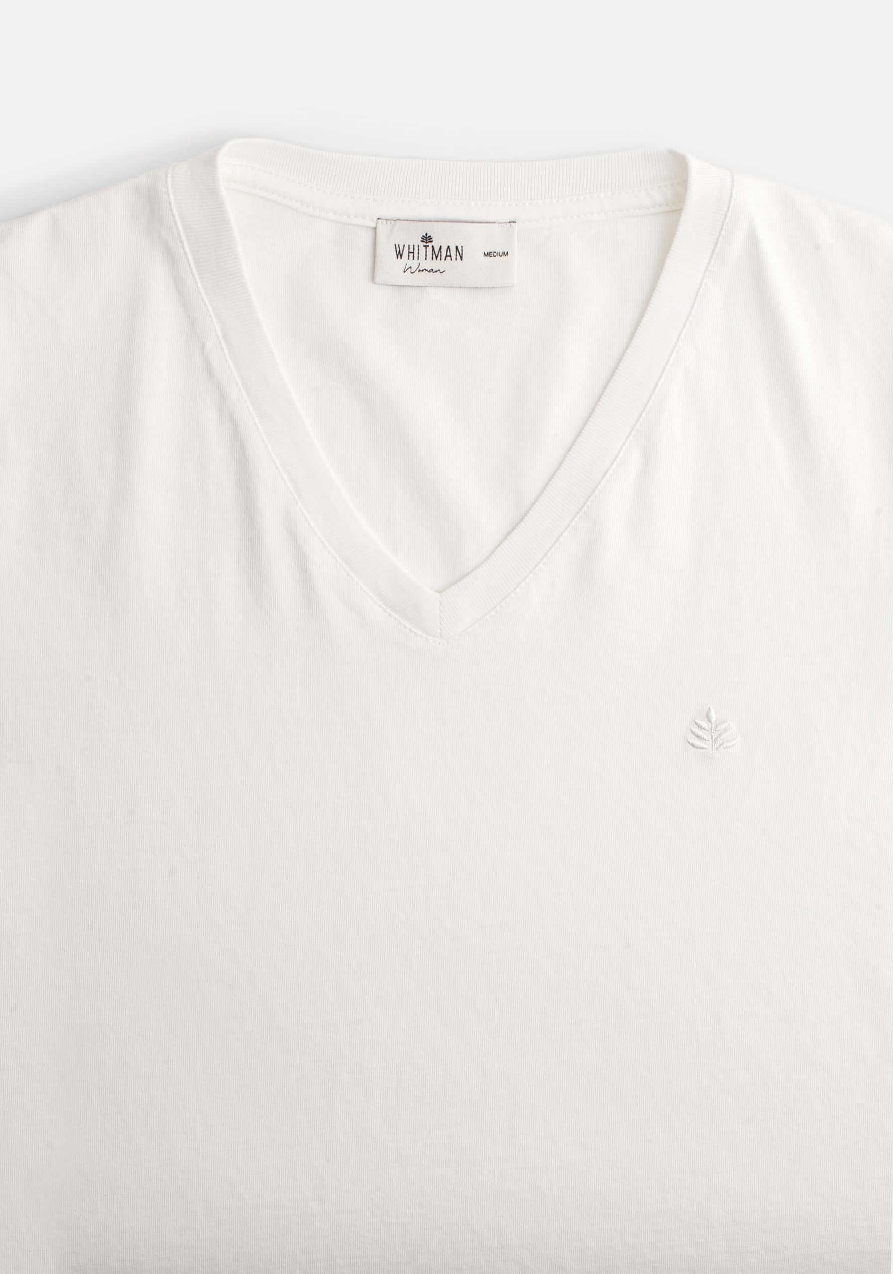 Camiseta CV Mujer Marfil L-Atn - miniatura 2