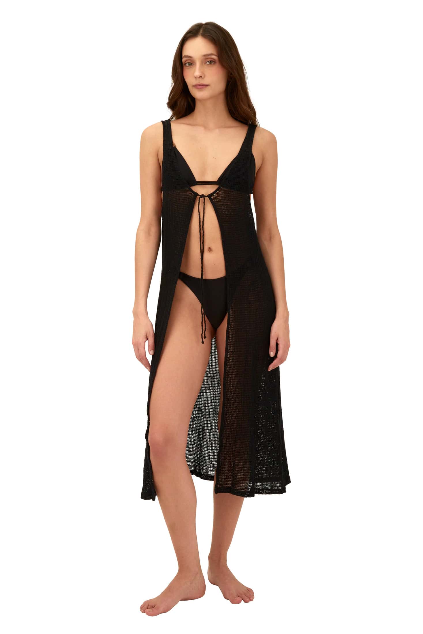 Black Malla Mar Sombra Dress