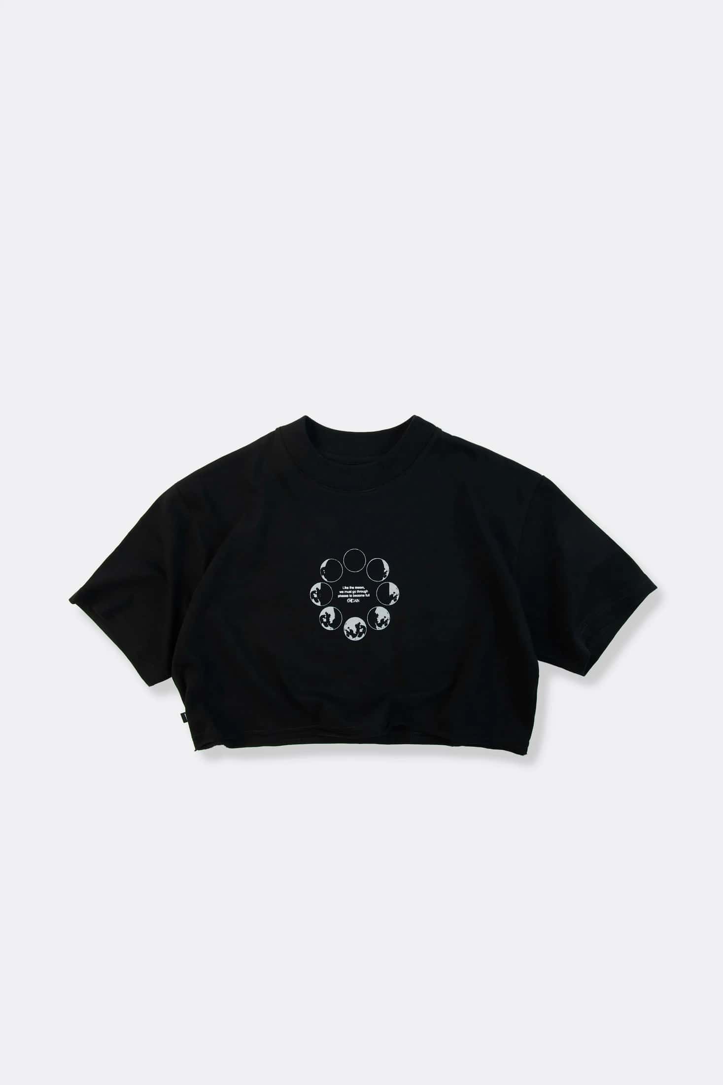 CAMISETA MANGA CORTA COLOR NEGRO