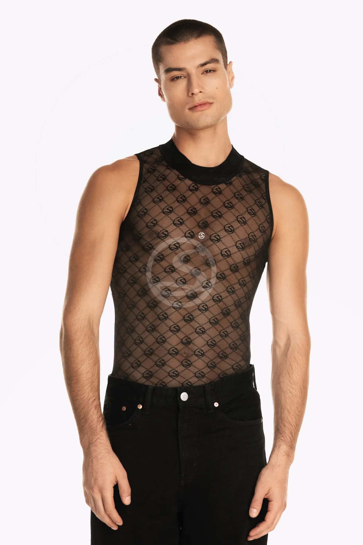 Mesh Griceus Negro Santísimas Men Ref. S-580