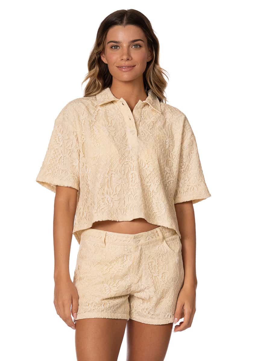Maaji White Petal Solina Shirt
