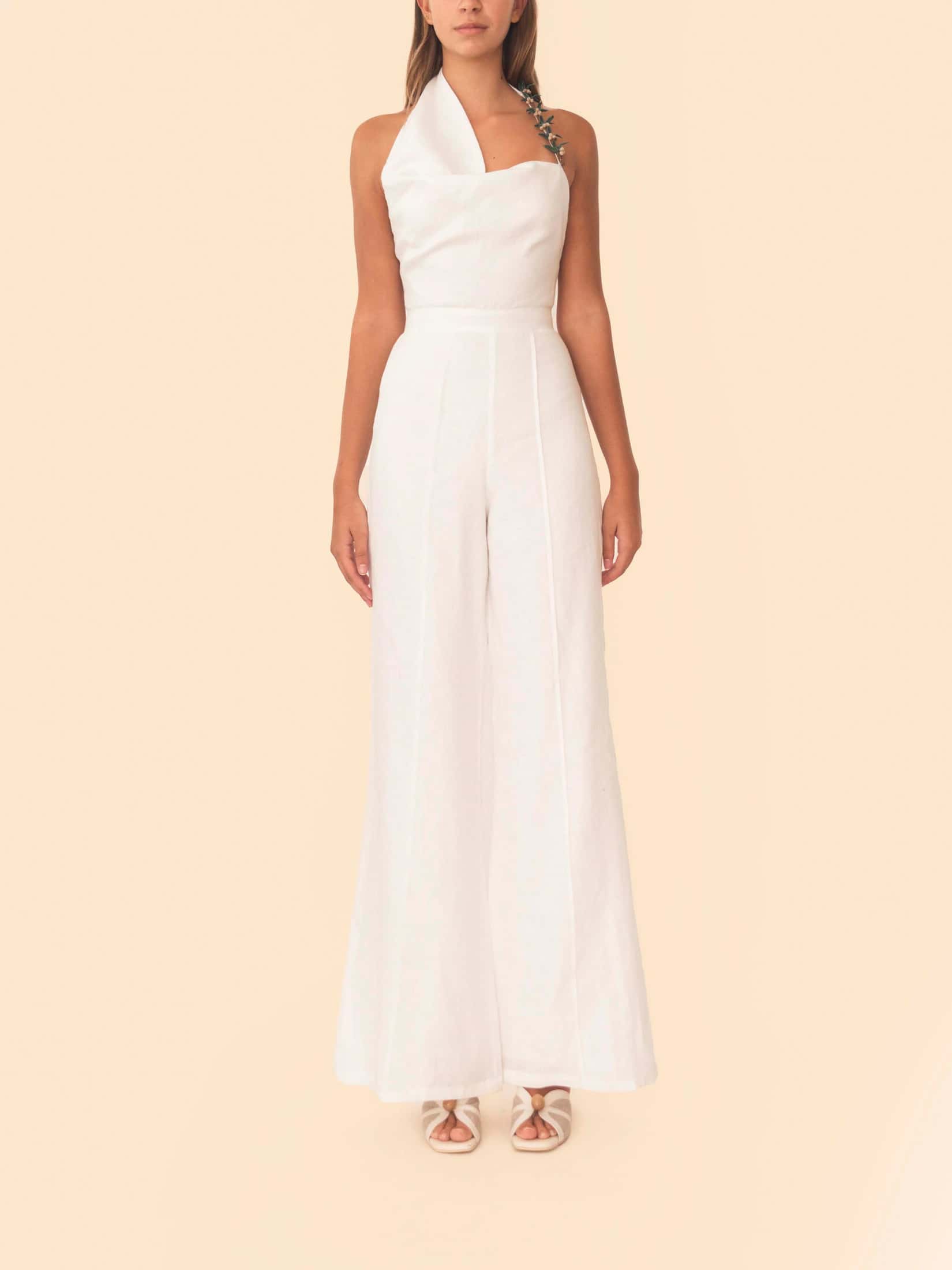 ZANE JUMPSUIT IVORY