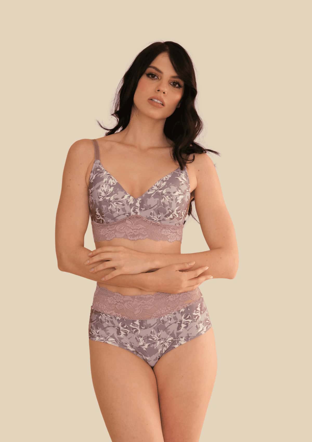 Brasier Cubrimiento alto triangular