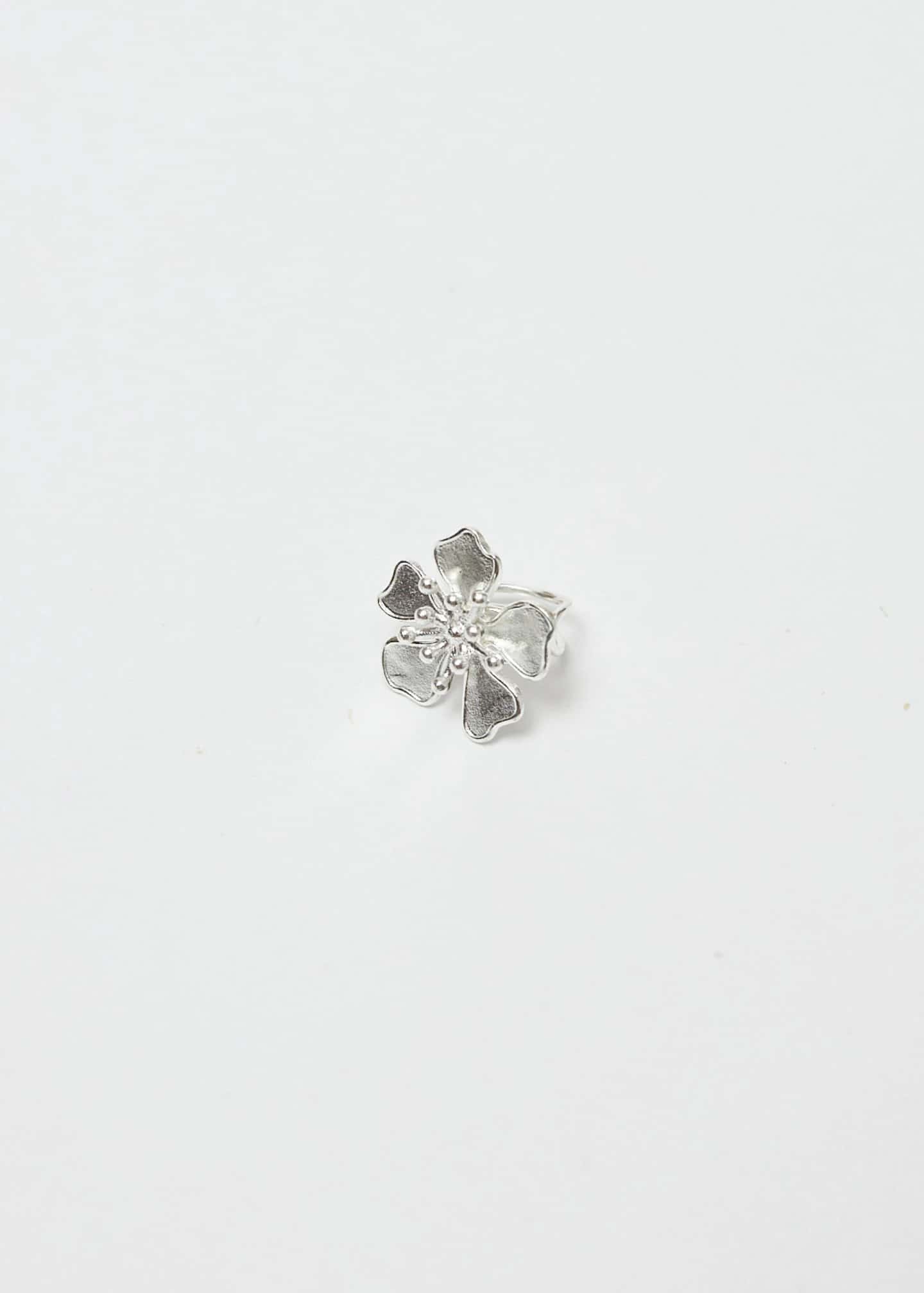 Earcuff Aurora mini Plata