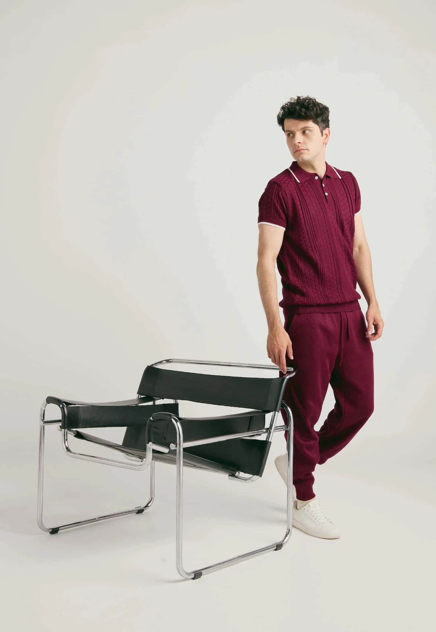 Set Camiseta Polo 3 Botones / Jogger Andrew - miniatura 3