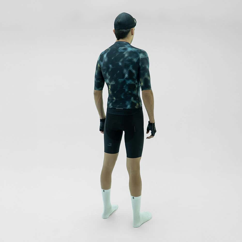 CAMISA CICLISMO MANGA CORTA STROBE NEGRO PARA HOMBRE - miniatura 2