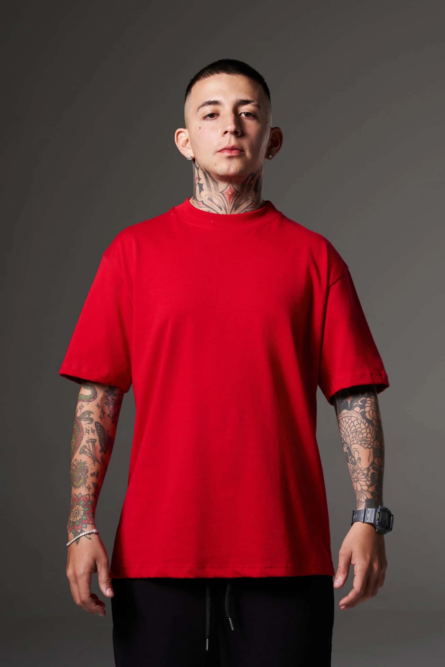 BLANK ROJO  250 GSM 100% ALGODON