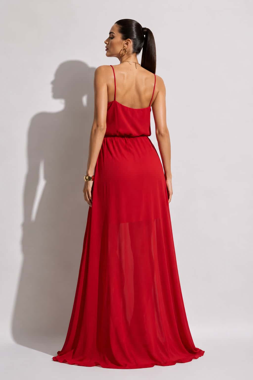 Vestido Zelma Rojo - miniatura 4