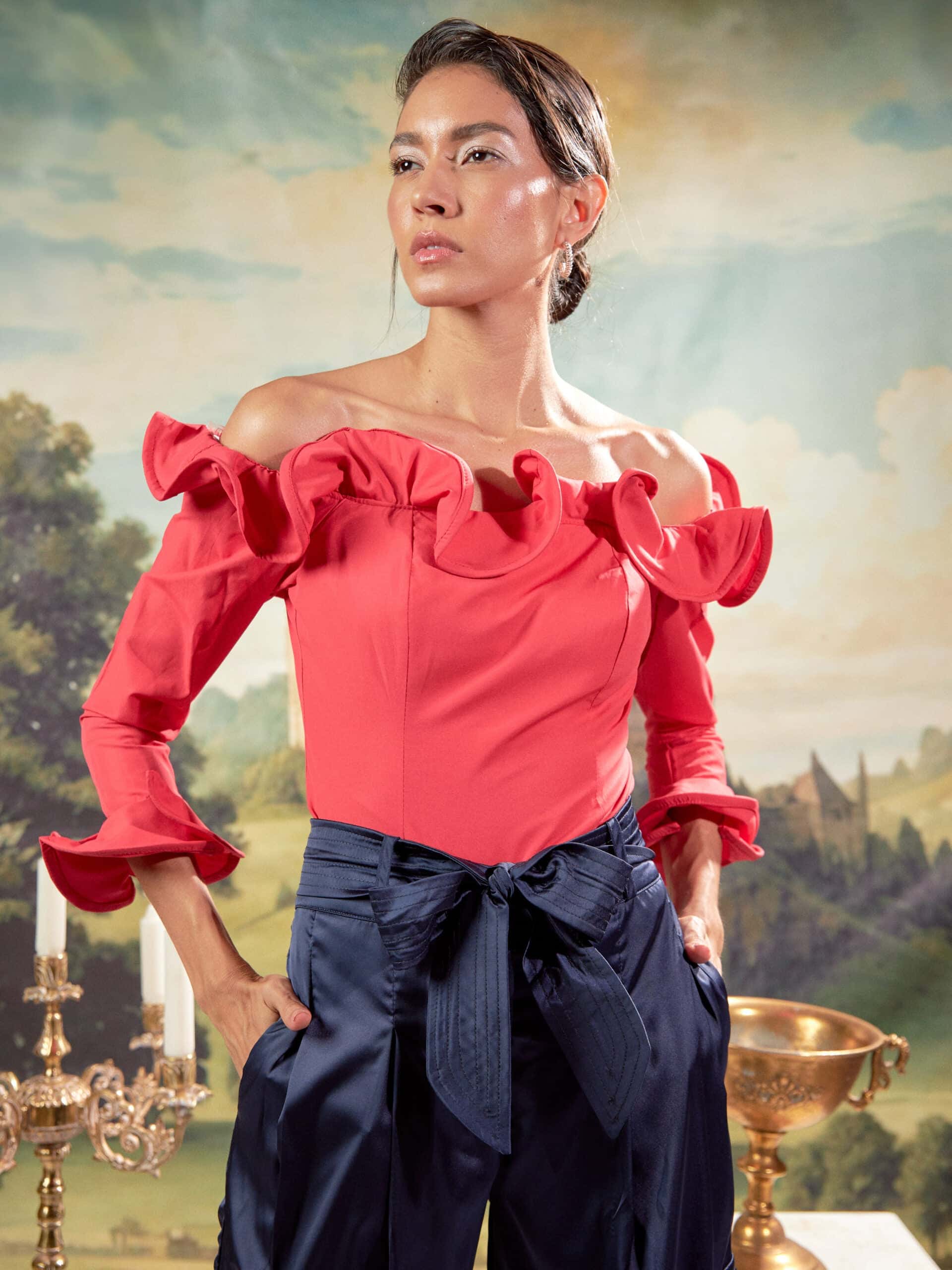 Blusa Tropico Rojo - miniatura 3