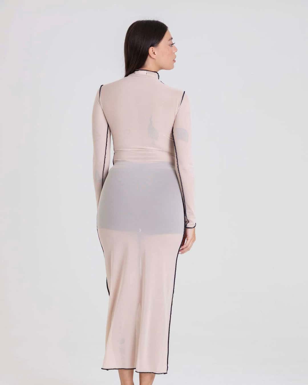 SNAKE MESH DRESS - miniatura 4