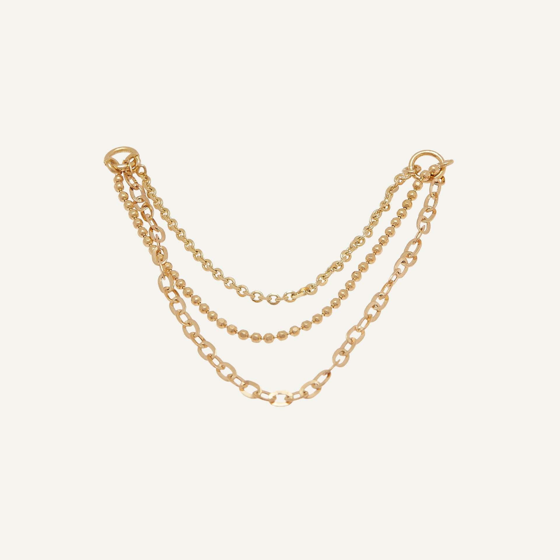 Arete Conector Mix & Match cadenas - miniatura 1