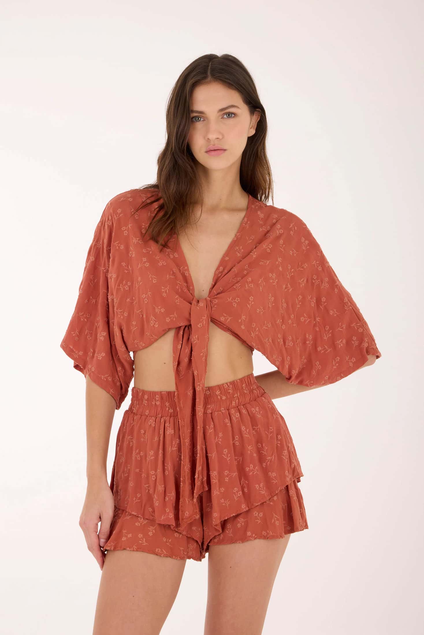 Sunset Embroidery Isla Short - miniatura 2