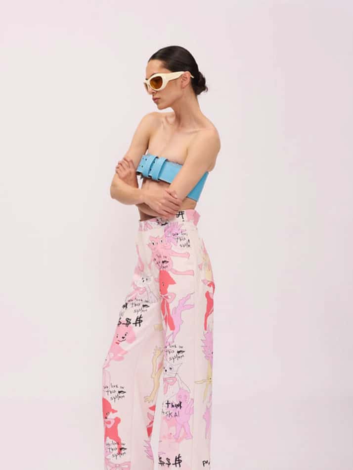 BEIGE CARTOON PANT