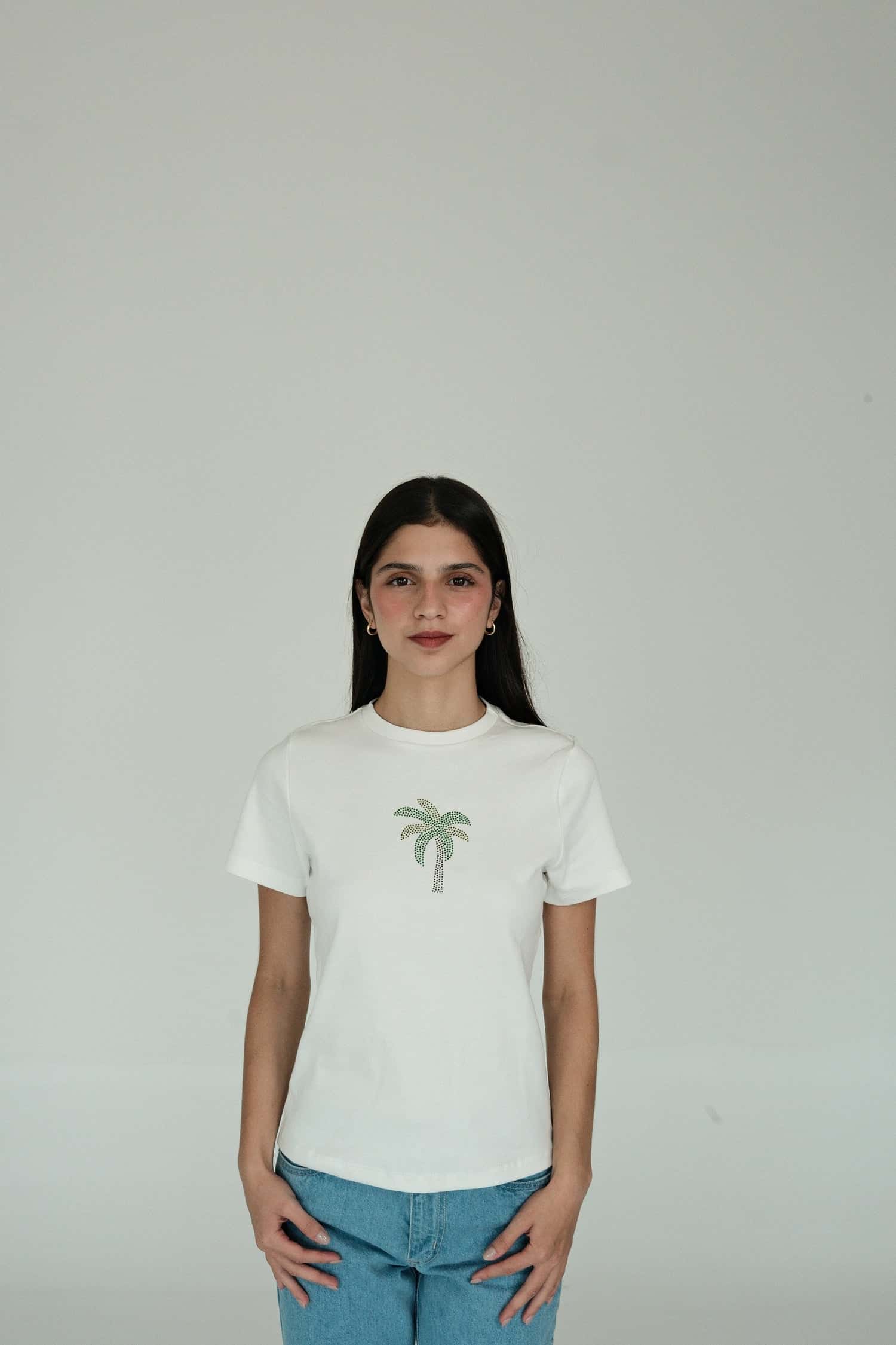 Palm Tee (White)