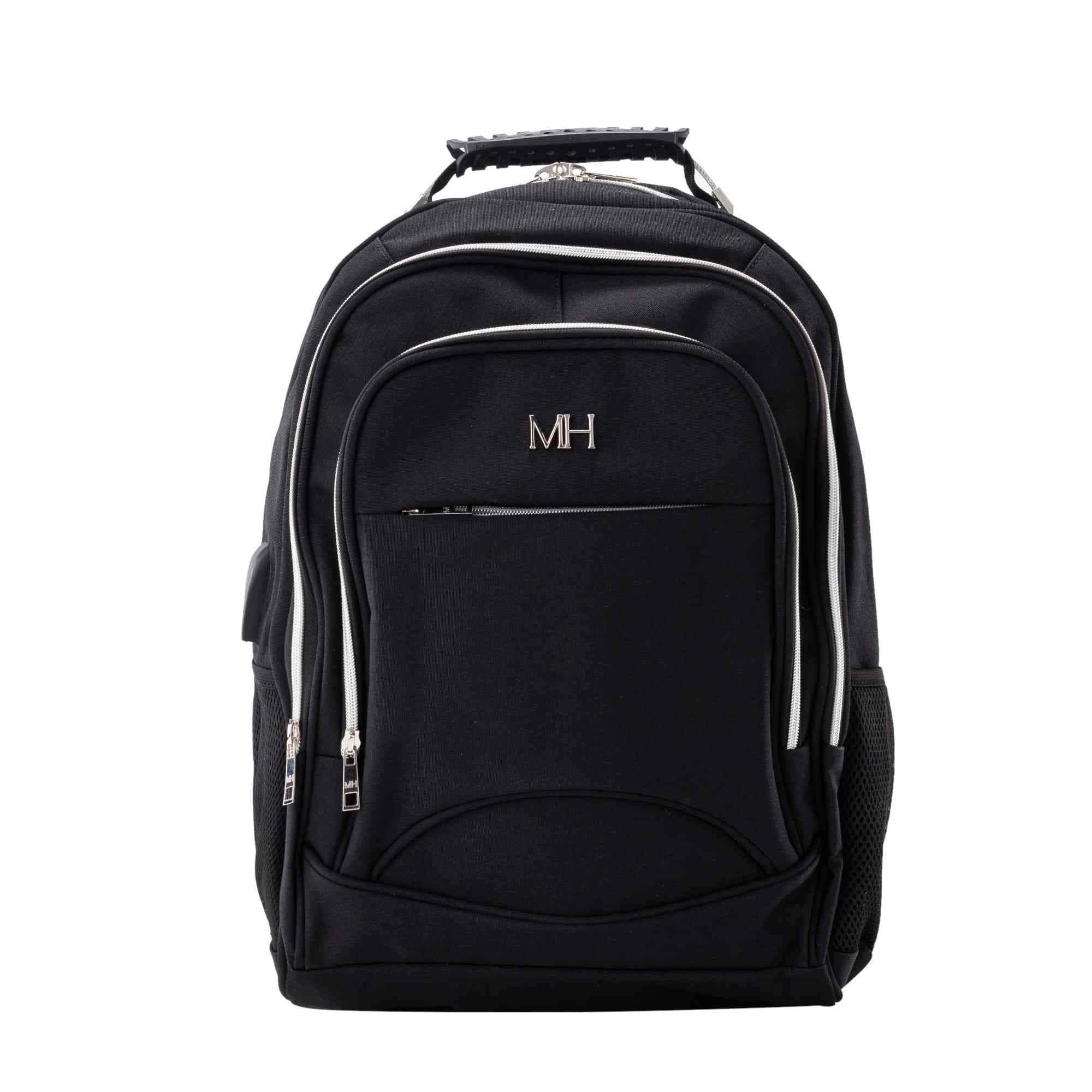 Morral 3 Cremalleras Handy Negro Indianapolis