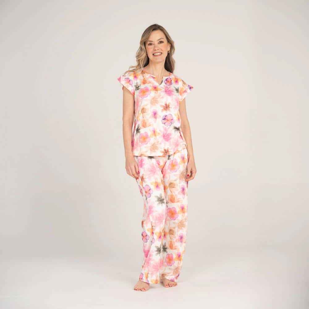 Conjunto de pijama pantalón largo Óleo.