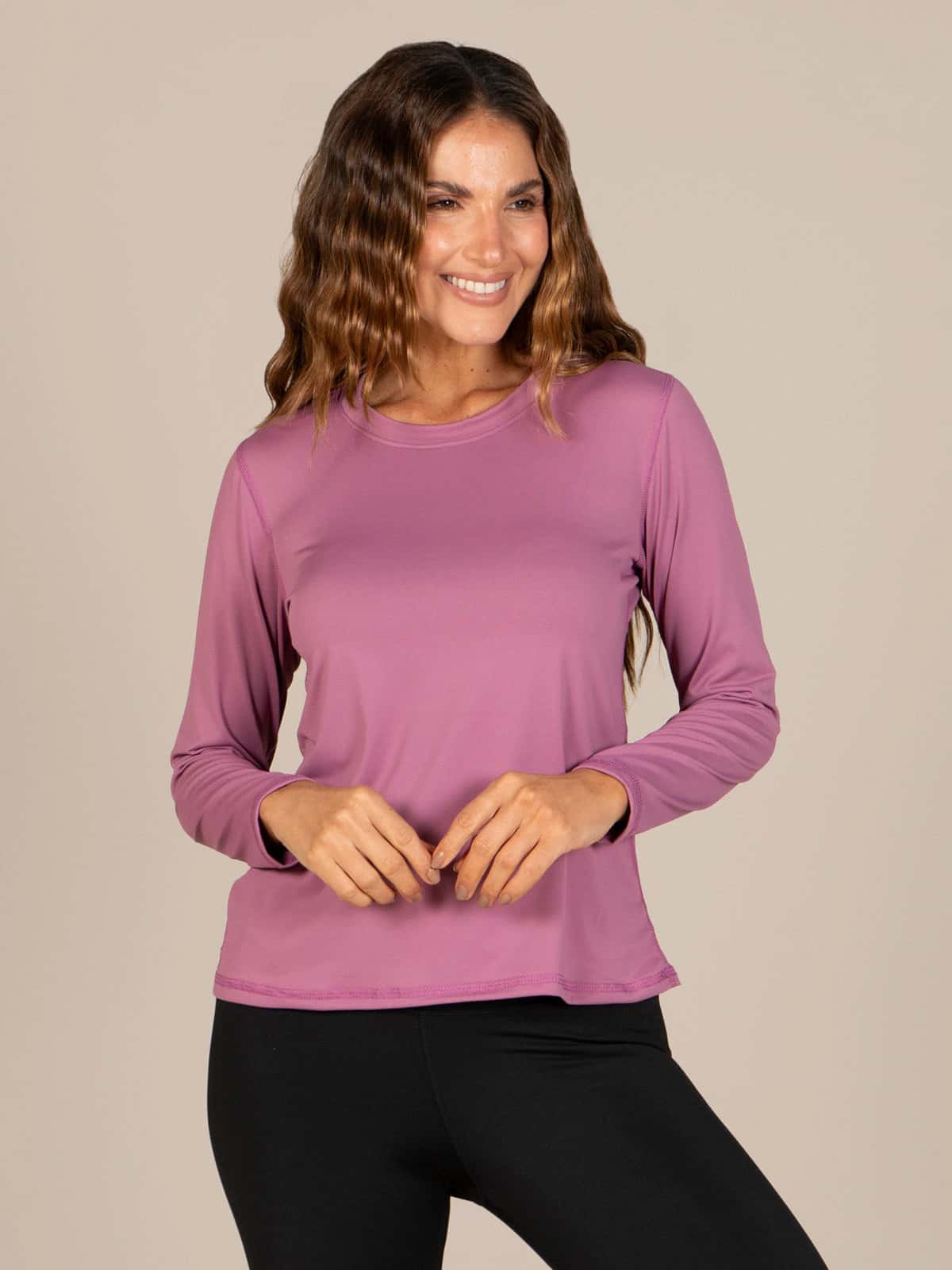 buzo basico femenino uva