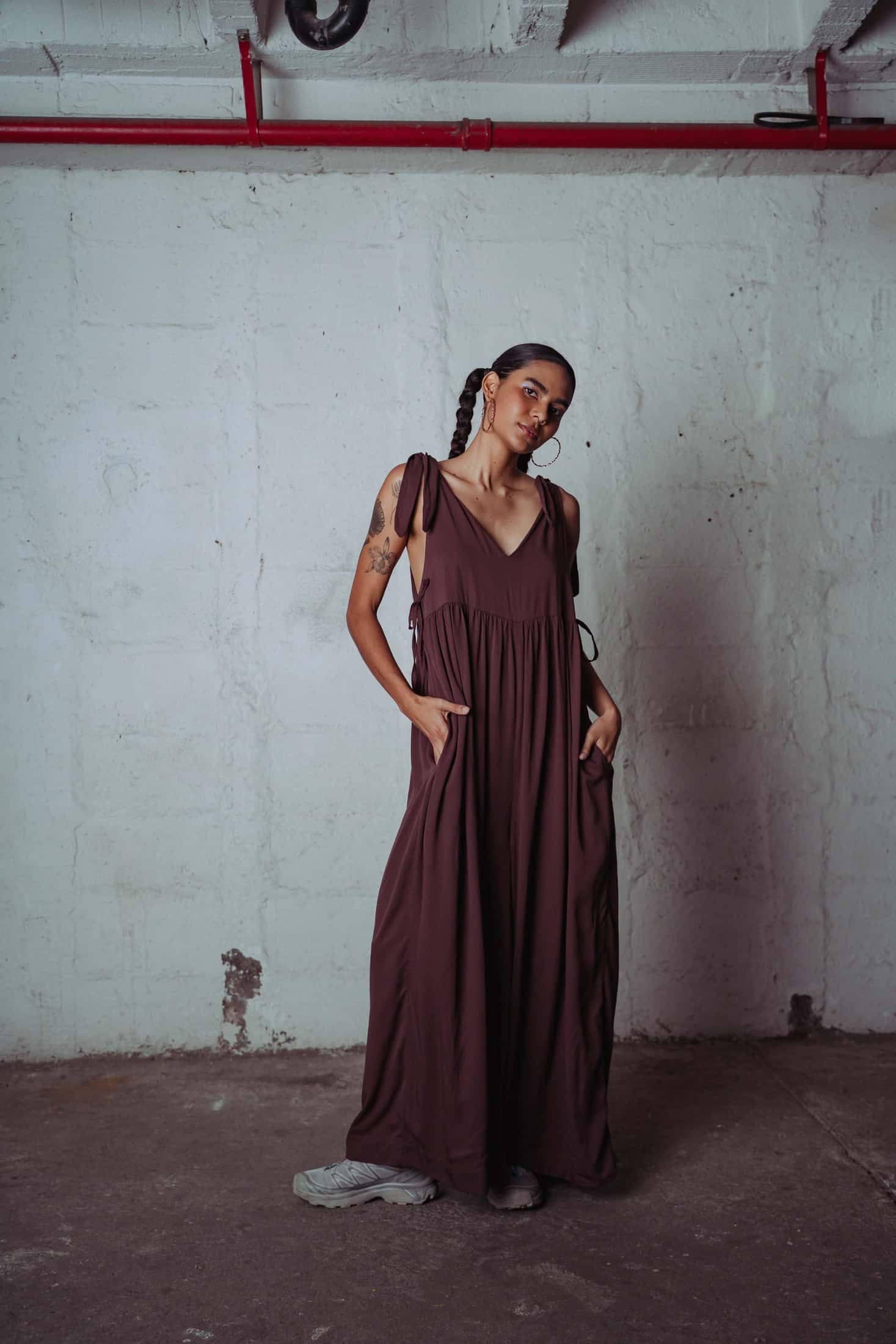 Jumpsuit Flowy Chocolate