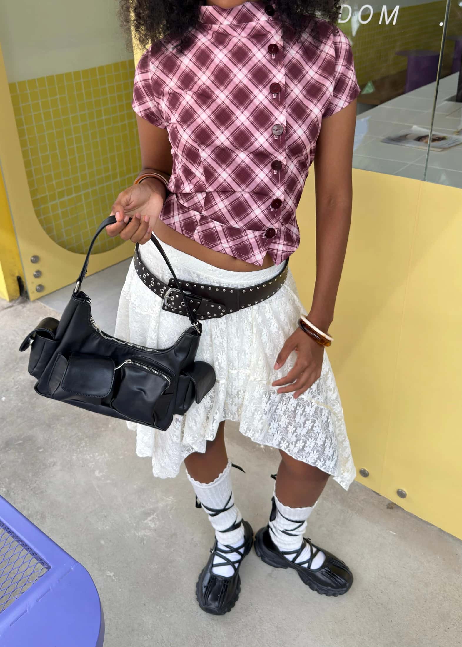 BLOSSOM SKIRT BLANCO MARFIL - miniatura 3
