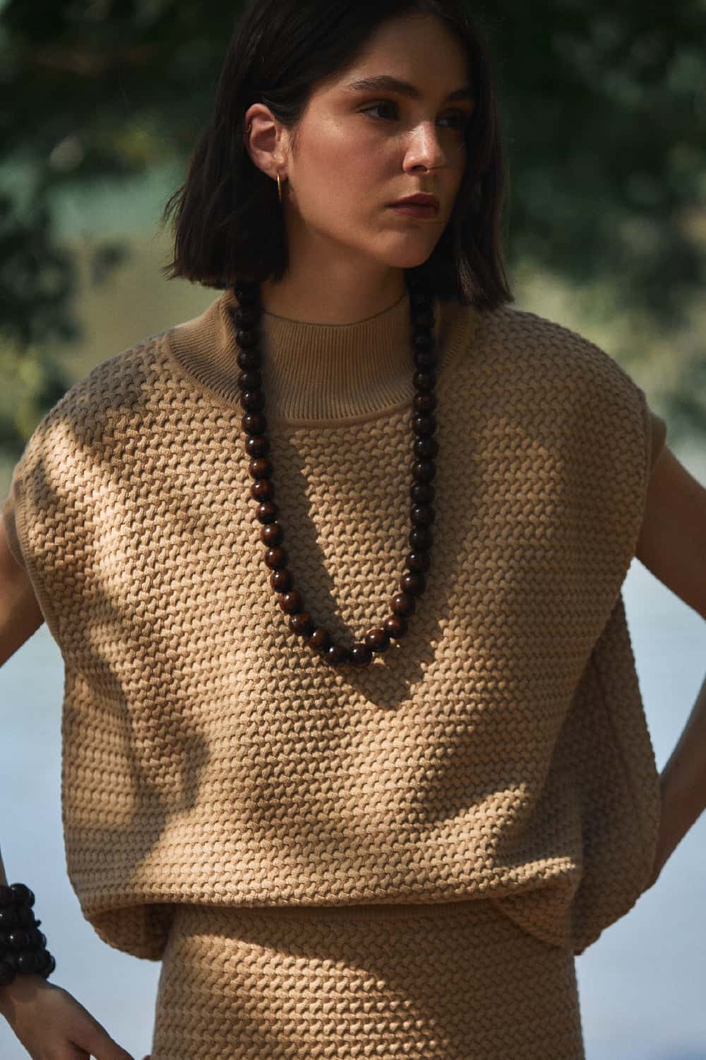 Blusa Diletta Taupe