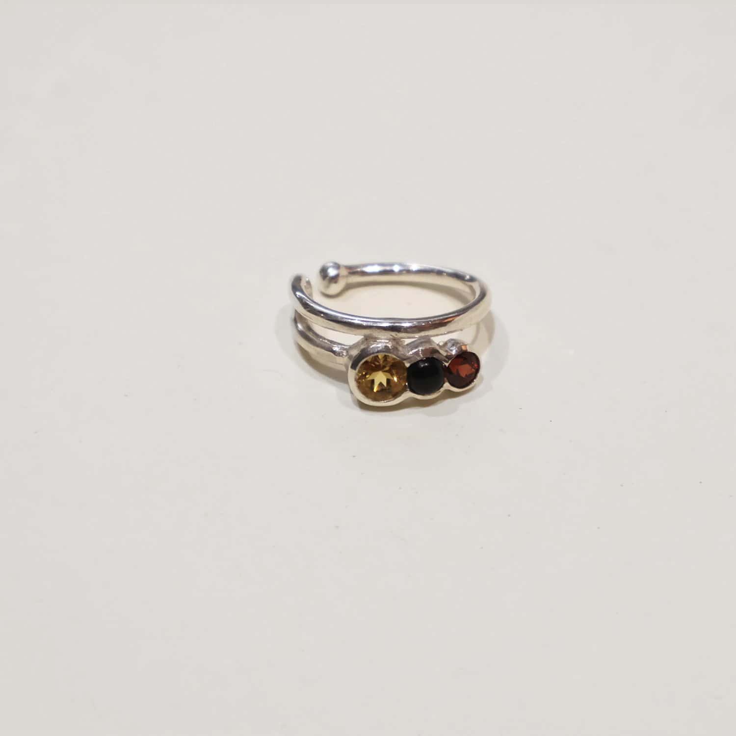 Milpa Ring Ear Cuff Silver