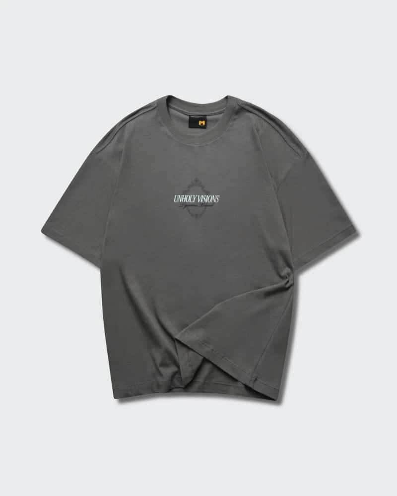Camiseta Gris Oversize Unholy Visions - miniatura 2