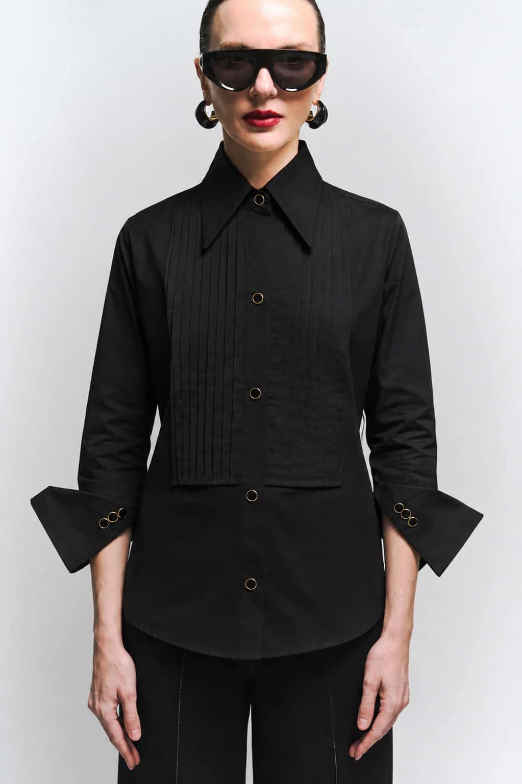 Blusa Smoking Negra
