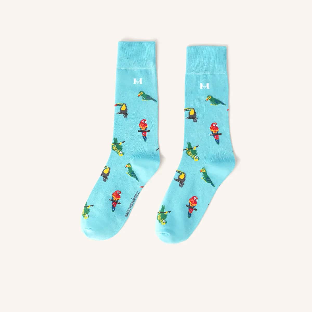 Medias Aves Paraíso Valle Aguamarina MH Socks