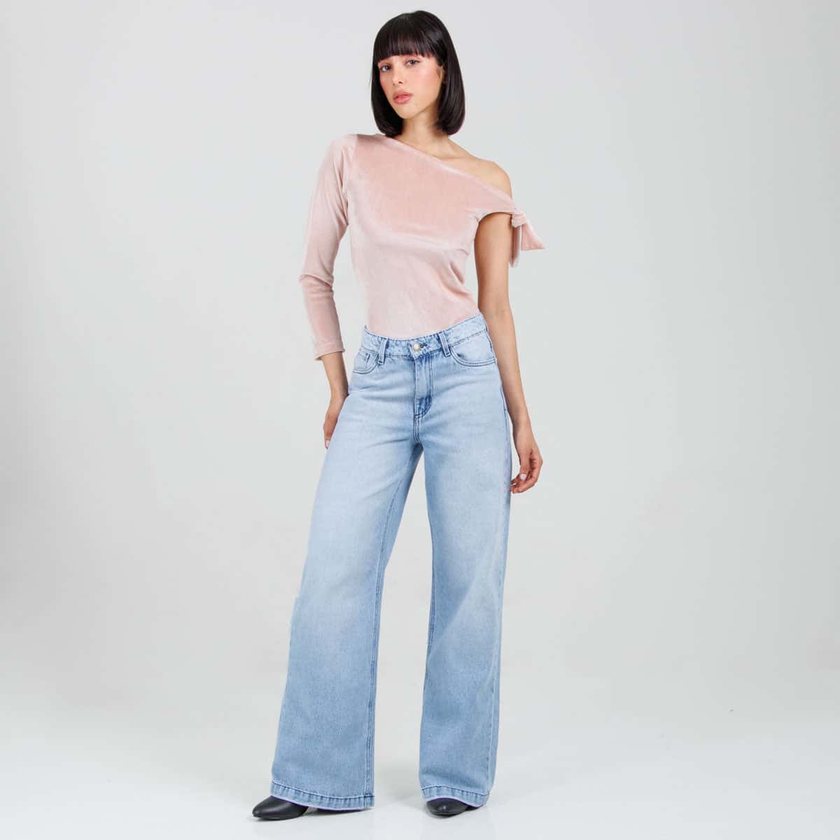 Jean Wide Leg Ax-3100 Rigido