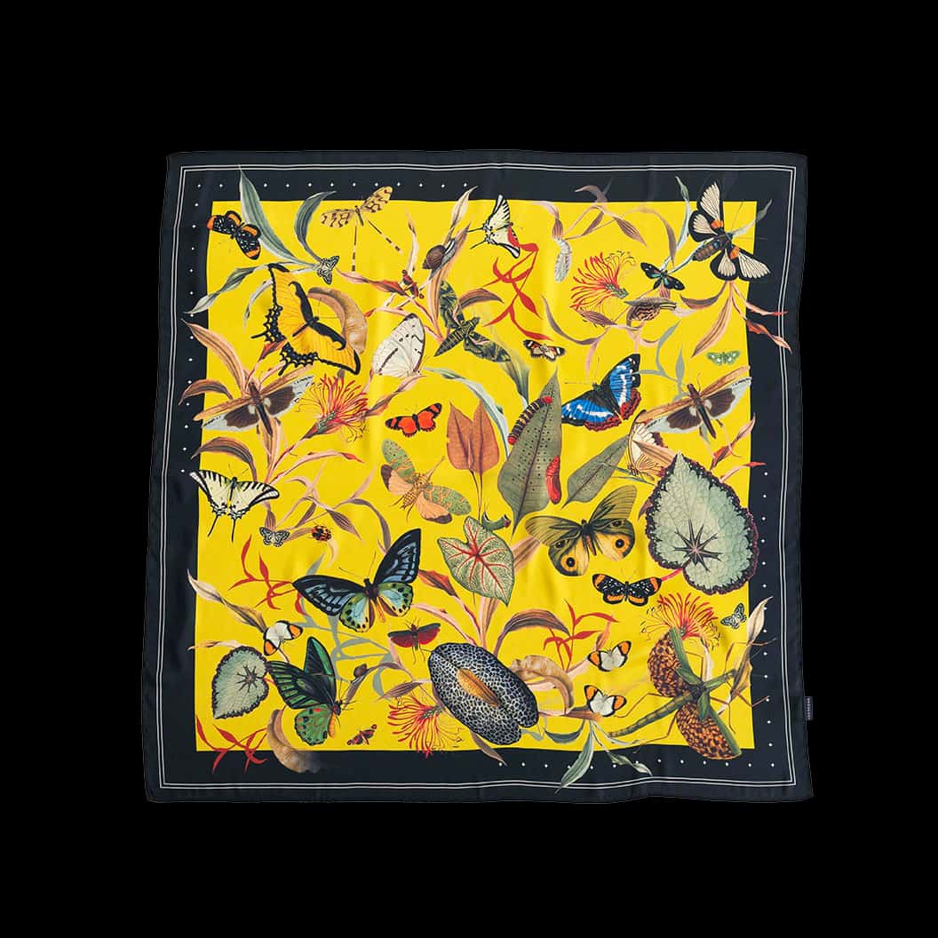 Pañoleta - Butterfly Yellow