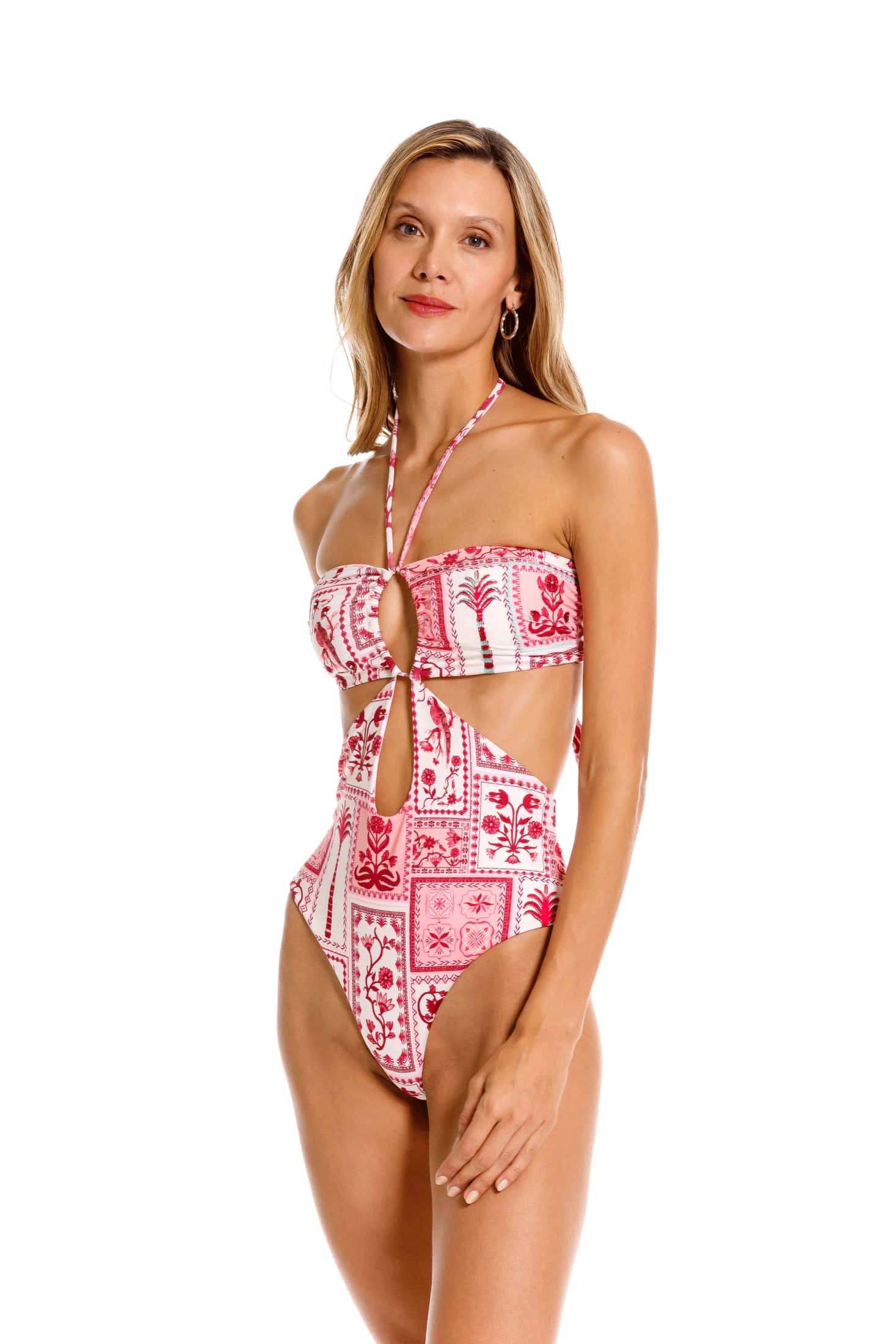 Entero Strapless U Rosseta Rosa