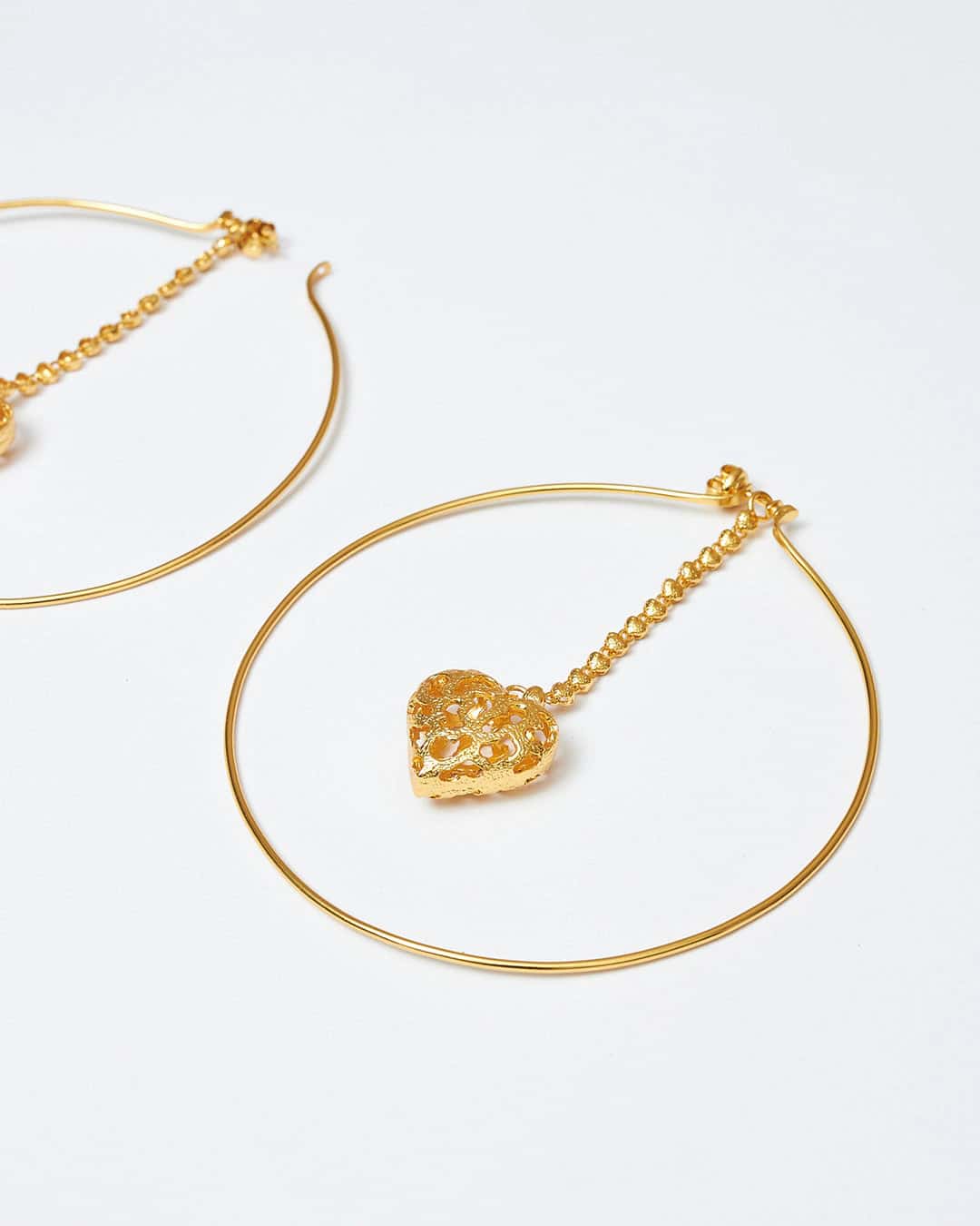 Maxi Loop Heartfall Hoops