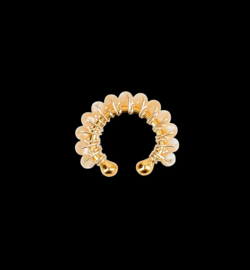 Ear Cuff de Piedra de Río Grande