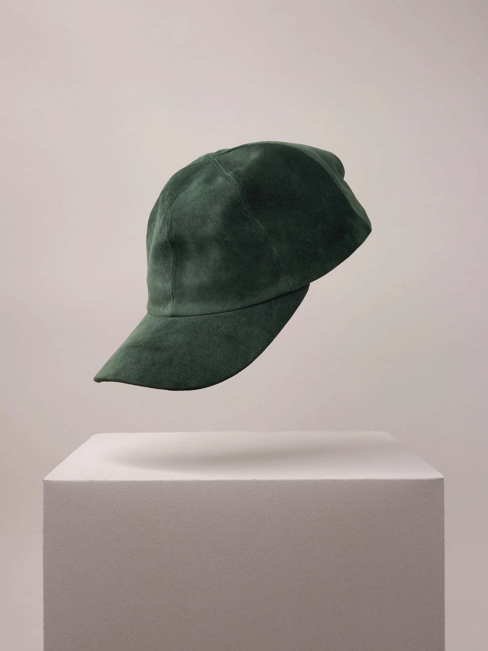 Suede Cap · Green