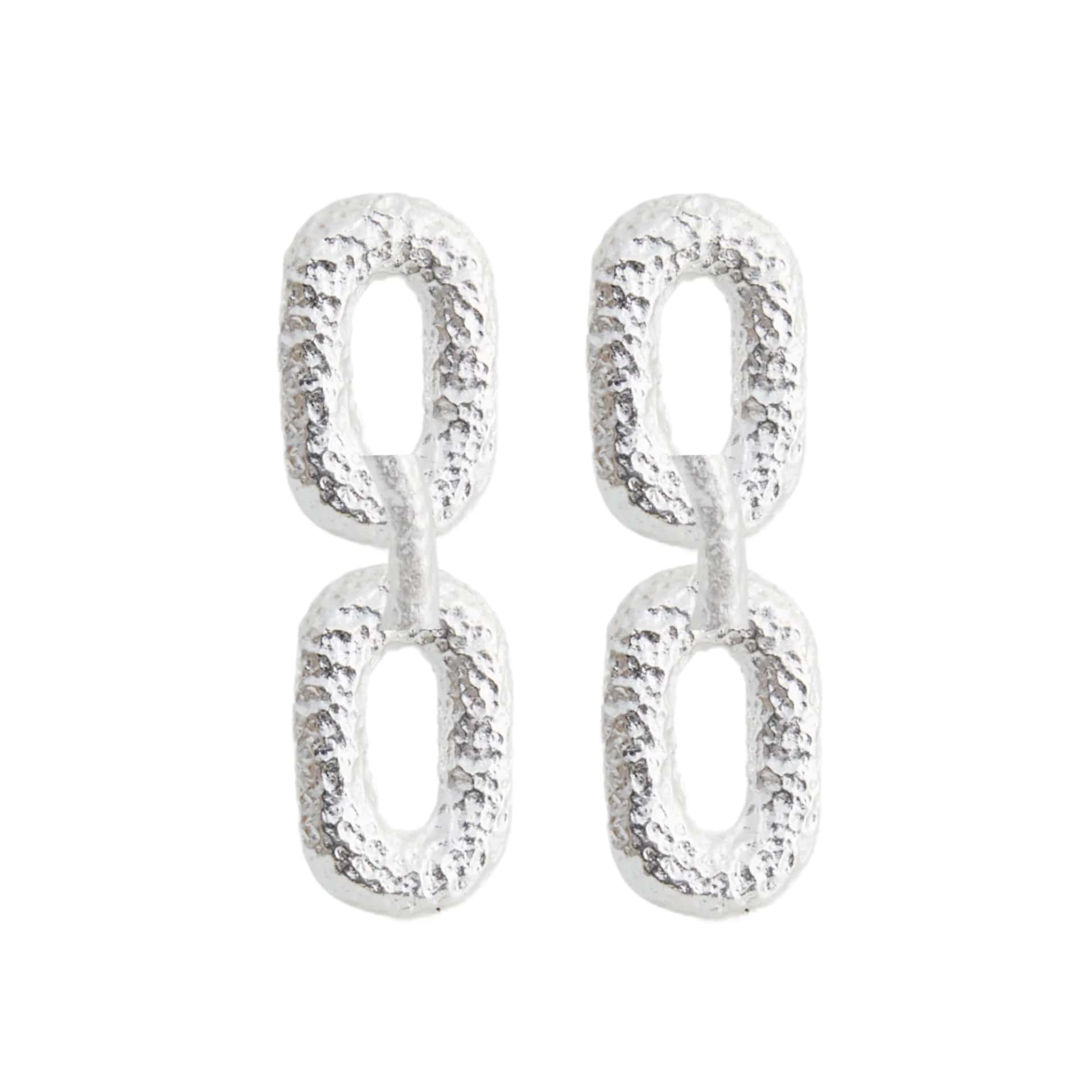 Connected Link Earrings - miniatura 3