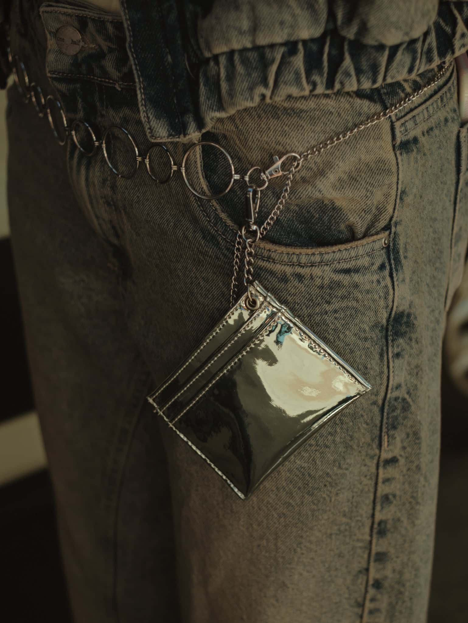 ONE HALF CARD HOLDER - SILVER - miniatura 5