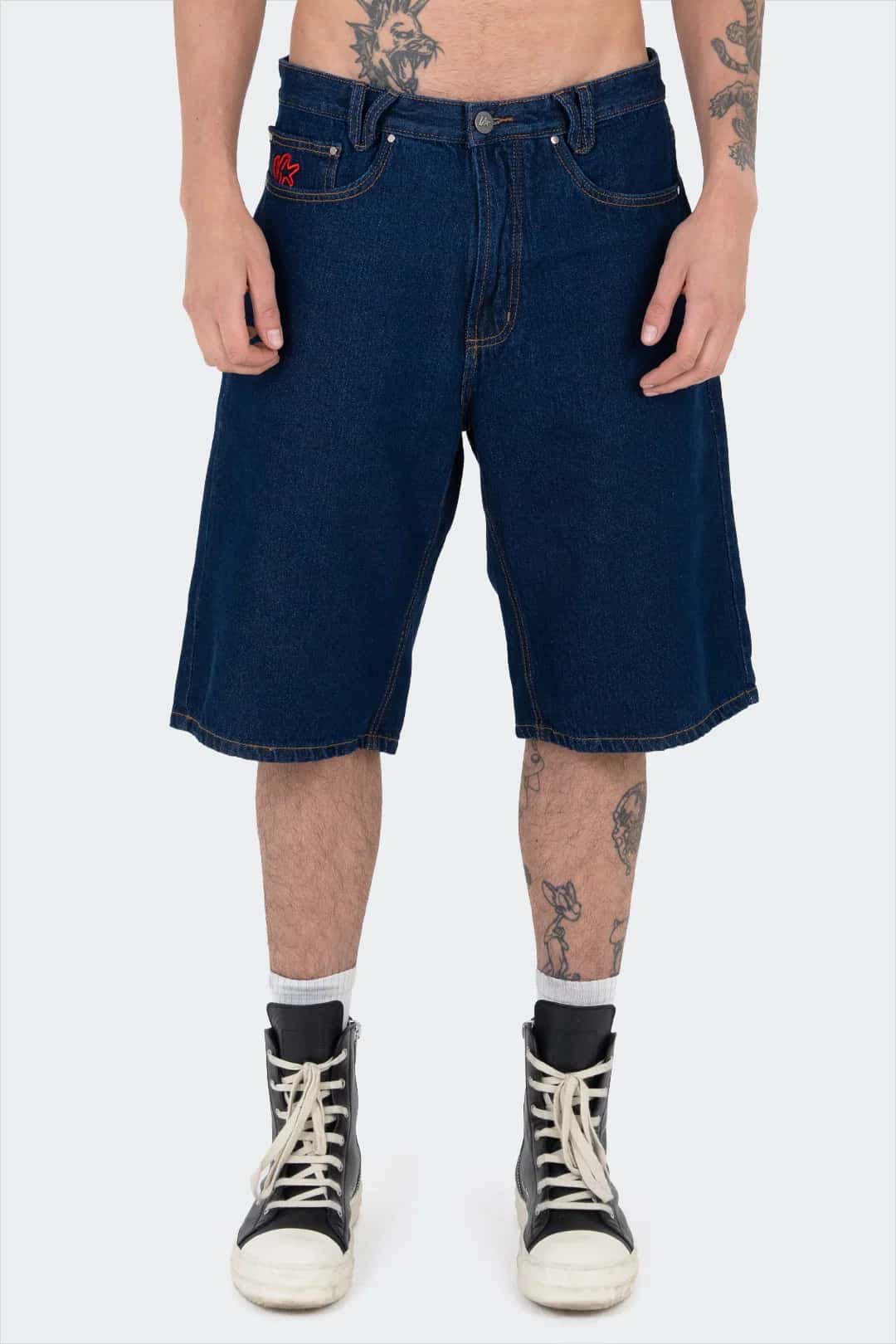 VENENO SHORT DENIM RAW
