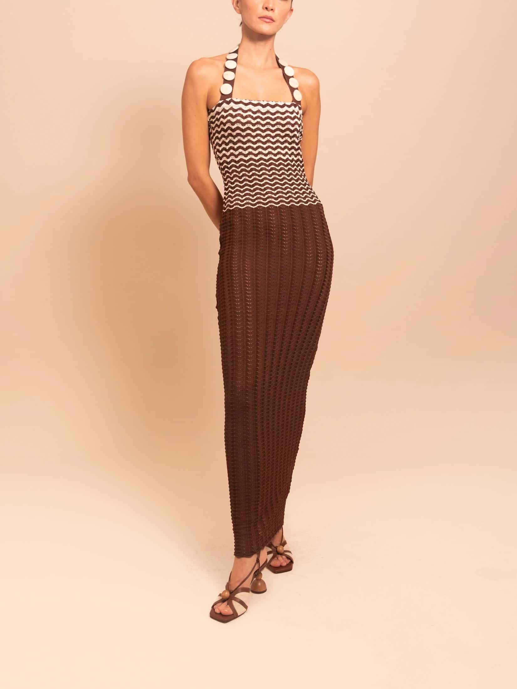 NERIAH DRESS ESPRESSO
