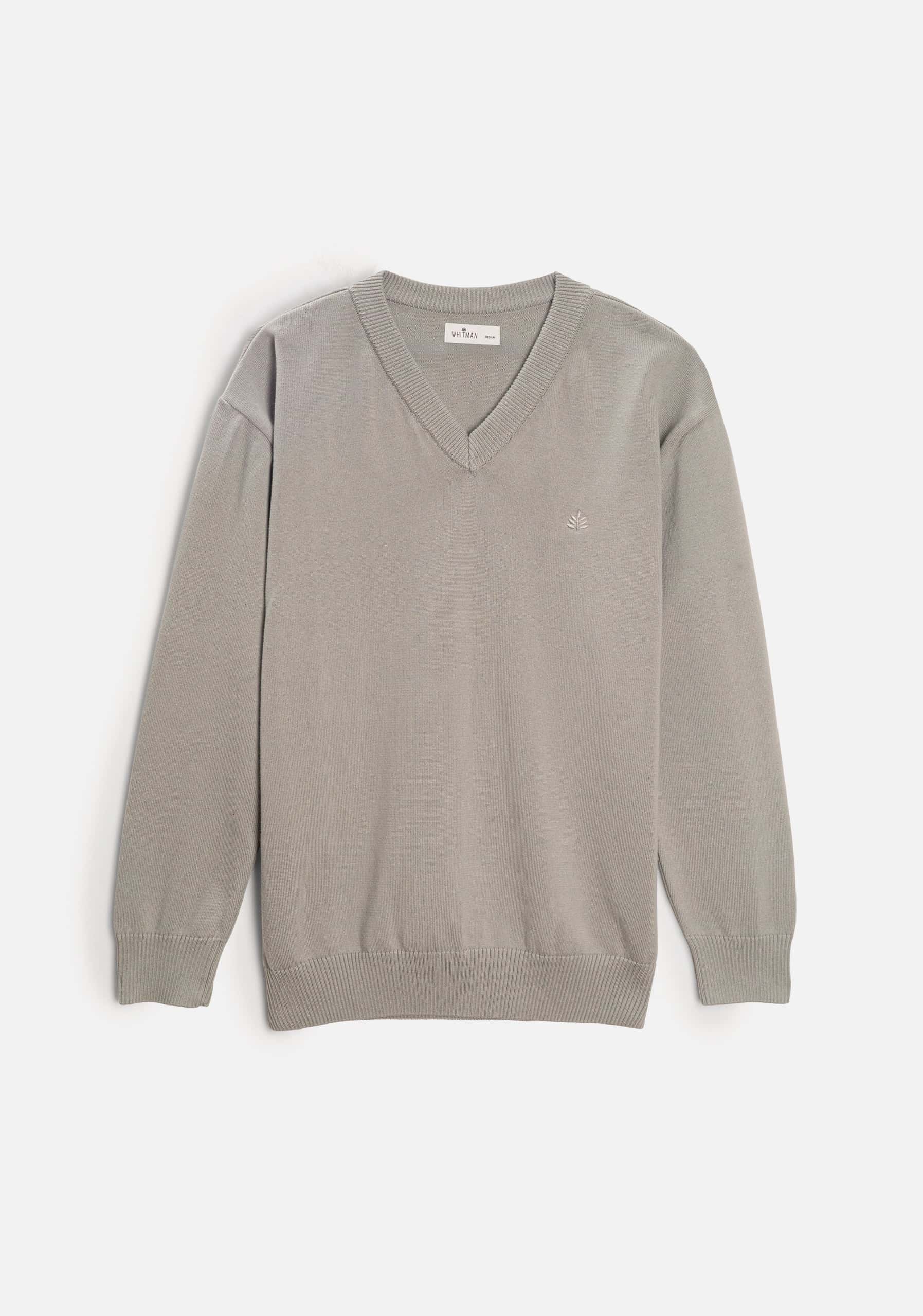 Saco H Newark Cuello V Gris Osc