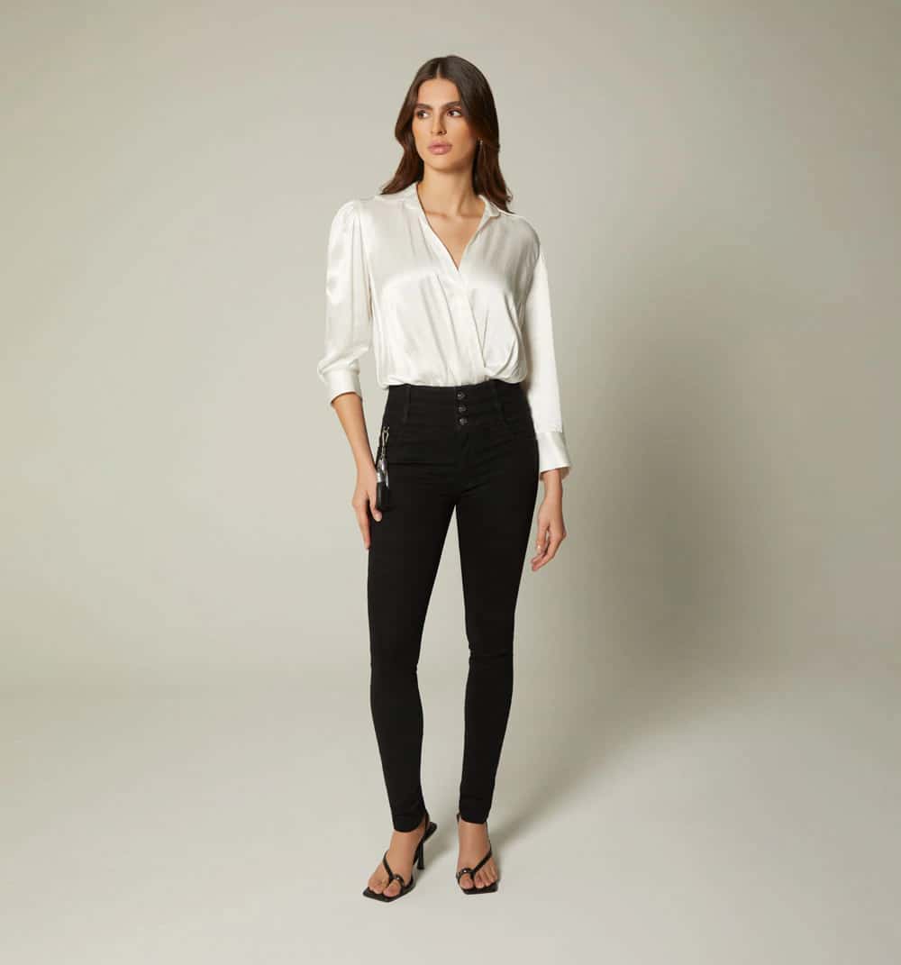 Cami body cruzado