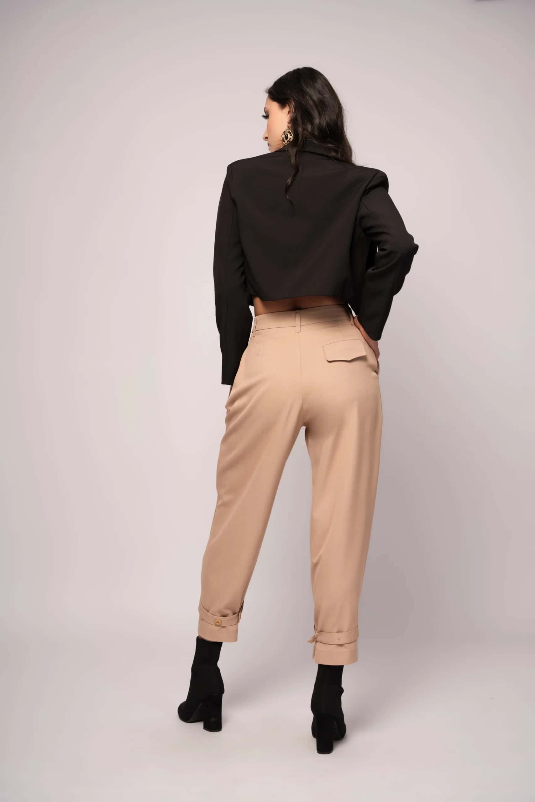Pantalón Baggy Camel